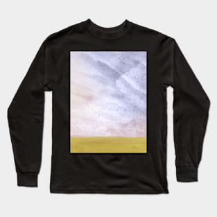 Watercolor stormy landscape 2 Long Sleeve T-Shirt